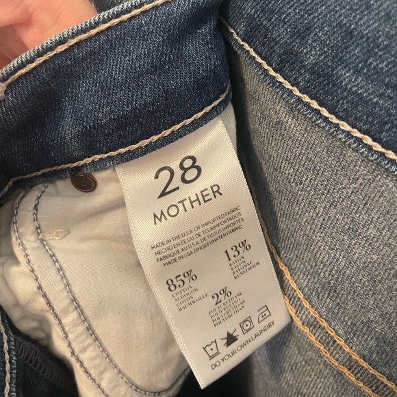 MOTHER Blue Skies Tomorrow Wash Skinny Not Skinny Jeans - Picture 6 of 7